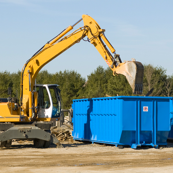 what are the rental fees for a residential dumpster in Crescent PA